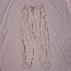 H&M White Heather Sweatpants